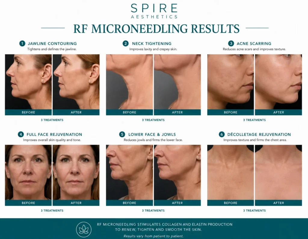 RF Microneedling Skin tightening Walsall results