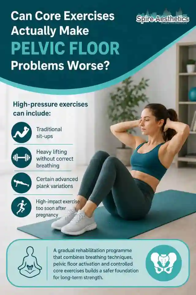 Can Strengthening Your Core Alone Actually Make Pelvic Floor Problems Worse Walsall?